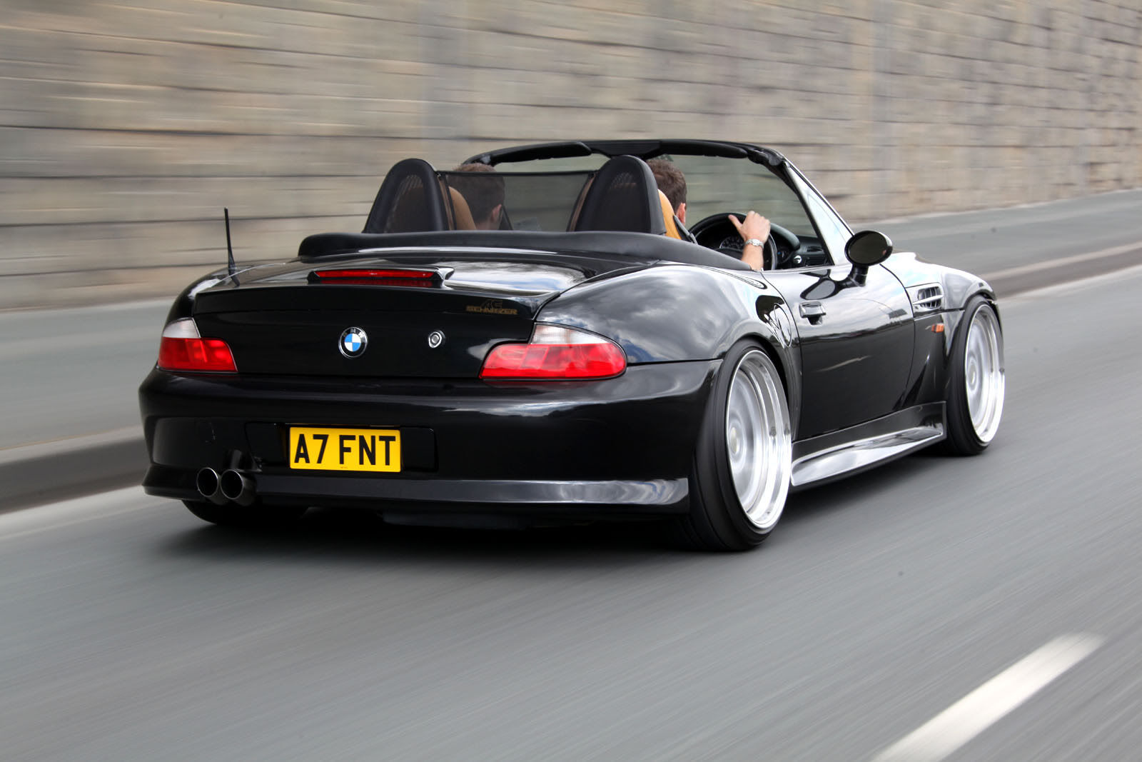 Carbon Fiber Front Lip Canards/Splitters For BMW Z3 E37 1.9 (96-98) - Pair - Polished Finish